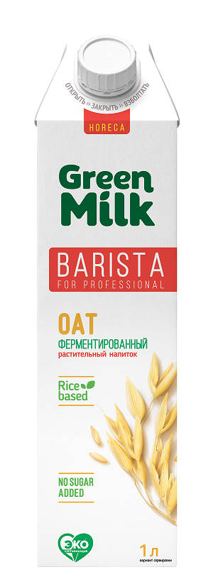 картинка Напиток овсяный Green Milk Barista 1л*12шт  от магазина Meridian