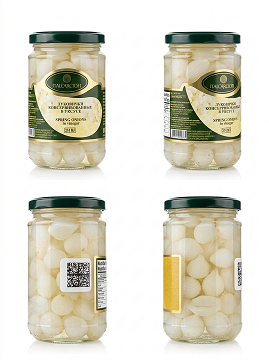 ЛУКОВИЧКИ консервированные в уксусе 0,28/0,17 кг * 12 шт ITALCARCIOFI Италия Италия