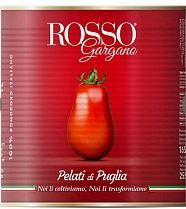 картинка Томаты Rosso Gargano Pelati очищенные целые в собственном соку, 2.55 кг * 6 шт / 1,65 кг от магазина Meridian