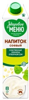 НАПИТОК соевый ультрапастеризованный 1 л * 12 шт ЗДОРОВОЕ МЕНЮ Россия РОССИЯ
