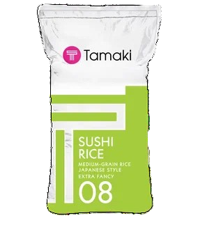 картинка Рис для суши шлифованный среднезерный Tamaki № 8. 25 кг*1шт от магазина Meridian