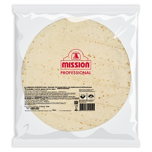 картинка 12 дюйм Тортилья  MISSION Professional пшеничная зам., 30см,  1000 г 12 шт * 5 уп от магазина Meridian