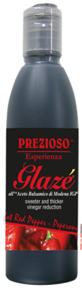 картинка Глазурь Prezioso Esperienza на основе бальзамического уксуса из Модены с ароматом острого перца, 250 мл * 12 шт от магазина Meridian