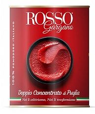 картинка Томатная паста Rosso Gargano двойной концентрации, 800 г * 12 шт от магазина Meridian