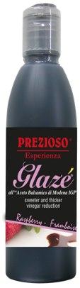 картинка Глазурь Prezioso Esperienza на основе бальзамического уксуса из Модены с ароматом малины, 250 мл * 12 шт от магазина Meridian