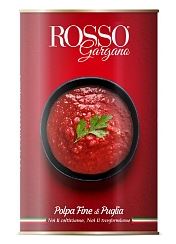 картинка Томаты Rosso Gargano Polpa очищенные давленые в собственном соку, 4.05 кг * 3 шт от магазина Meridian