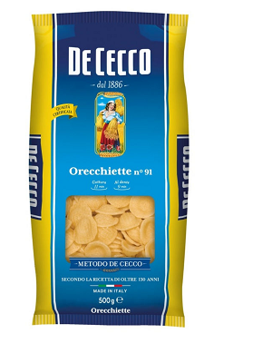 МАКАРОНЫ паста ореккьетте №091 500 г * 24 шт DE CECCO Италия Италия