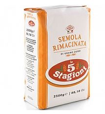 картинка Мука "Семола", (1 кг * 10 шт) Le 5 Stagioni из твёрдых сортов пшеницы мелкого помола от магазина Meridian
