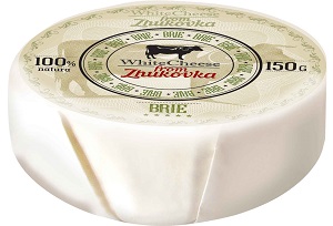 картинка Сыр Бри WhiteCheese From Zhukovka 60% в бумажной упаковке, 150 г * 4 шт (КОР) от магазина Meridian