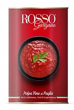картинка Томаты Rosso Gargano Polpa очищенные давленые в собственном соку, 400 г * 24 шт от магазина Meridian