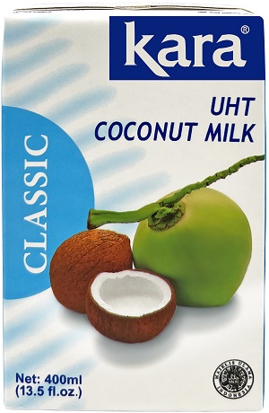 картинка Кокосовое молоко 17% Classic kara 400 мл*24шт тетра-пак от магазина Meridian