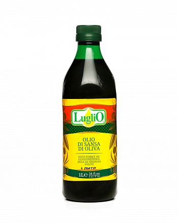 МАСЛО оливковое Olio di Sansa di Oliva ПЭТ 1 л * 12 шт LUGLIO Италия Италия
