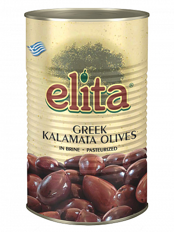 картинка Маслины ELITA  (оливки черные) каламата без косточки  Giants 141-160 4,2кг/2,2кг*3шт от магазина Meridian