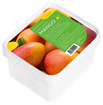 картинка Пюре манго ECOPRODUCT 1 кг*12шт  замороженное без сахара от магазина Meridian