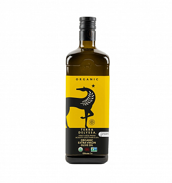 МАСЛО оливковое Extra Virgin Organic первого холодного отжима ст/б 1 л * 6 шт TERRA DELYSSA Тунис Тунис