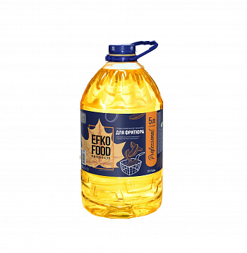 МАСЛО подсолнечное для фритюра ПЭТ 5 л * 3 шт EFKO FOOD Professional Россия РОССИЯ