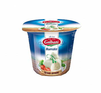 СЫР буррата 50% 125 г * 4 шт (420 г с рассолом) GALBANI Россия РОССИЯ