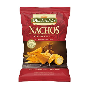 ЧИПСЫ кукурузные Начос оригинальные 150 г * 15 шт DELICADOS Россия РОССИЯ