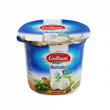 СЫР буррата со вкусом песто 50% 200 г * 4 шт (500 г с рассолом) GALBANI Россия РОССИЯ