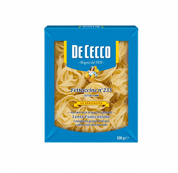 МАКАРОНЫ паста Феттуччине №233 500 г * 8 шт DE CECCO Италия Италия