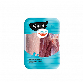 УТКА филе н/коже ср. вес 600 г/лоток 10 шт/кор зам ХАЛЯЛЬ УЛЫБИНО Россия РОССИЯ