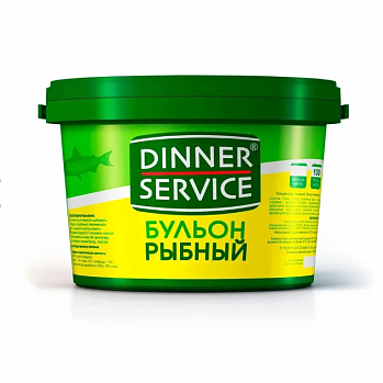 БУЛЬОН рыбный сухой 1,5 кг * 4 шт DINNER SERVICE Россия РОССИЯ