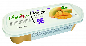 Замороженное пюре манго La Fruitiere (7% сахара) 1 кг * 6 шт ФРАНЦИЯ