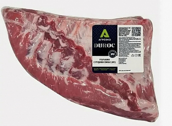 СВИНИНА ребра с грудинки в/у ср. вес 3,5 кг * 4 шт зам DUROC Россия РОССИЯ