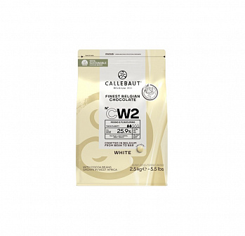 ШОКОЛАД белый 25,9% каллеты 2,5 кг * 8 шт CW2-RT-U71 CALLEBAUT Бельгия Бельгия