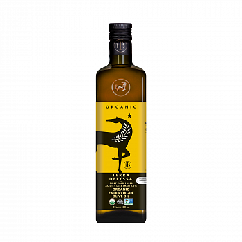 МАСЛО оливковое Extra Virgin Organic первого холодного отжима ст/б 500 мл * 6 шт TERRA DELYSSA Тунис Тунис