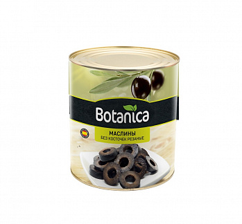 МАСЛИНЫ Botanica резаные б/к 3,1/1,56 кг * 6 шт Испания Испания
