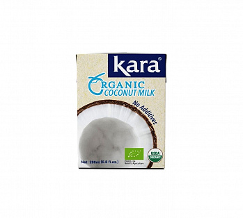 МОЛОКО кокосовое 17% Organic тетра-пак 200 мл * 25 шт KARA Индонезия Индонезия