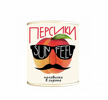 ПЕРСИКИ половинки в сиропе 3/1,8 кг * 6 шт SUNFEEL Китай Китай
