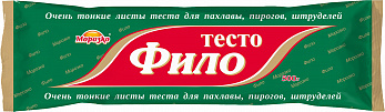 ТЕСТО фило 500 г * 12 шт зам МОРОЗКО Россия РОССИЯ