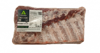 СВИНИНА ребра с грудинки в/у ср. вес 2 кг * 6 шт зам DUROC Россия РОССИЯ