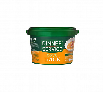 СОУС биск из креветки сухая смесь 1,5 кг * 4 шт DINNER SERVICE Россия РОССИЯ