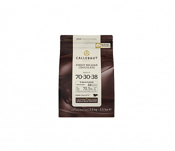 ШОКОЛАД горький 70% каллеты 2,5 кг * 8 шт 70-30-38-RT-U71 CALLEBAUT Бельгия Бельгия