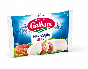 картинка Сыр Моцарелла Galbani макси 45%, 250г/385г* 8 шт,  с рассолом от магазина Meridian