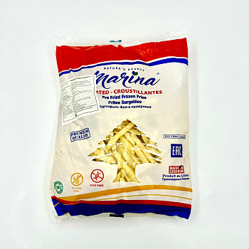 КАРТОФЕЛЬ ФРИ 9x9 в панировке 2,5 кг * 4 шт зам MARINA Ливан Ливан