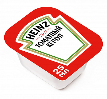 картинка Кетчуп HEINZ томатный 25мл * 125шт от магазина Meridian