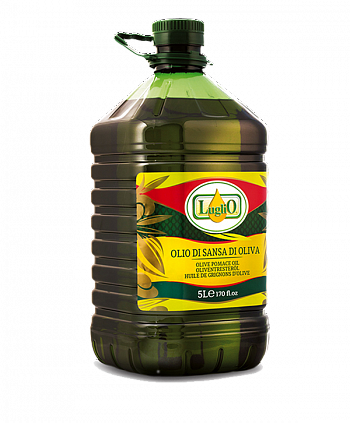 МАСЛО оливковое Olio di Sansa di Oliva ПЭТ 5 л * 2 шт LUGLIO Италия Италия