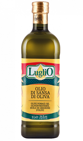 МАСЛО оливковое Olio di Sansa di Oliva ст/б 1 л * 12 шт LUGLIO Италия Италия