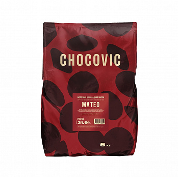 ШОКОЛАД молочный 31,9% Матео 5 кг * 3 шт CHM-T13CHVC-25B CHOCOVIC Россия РОССИЯ