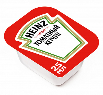 КЕТЧУП томатный дип-пот 25 мл * 125 шт HEINZ Россия РОССИЯ