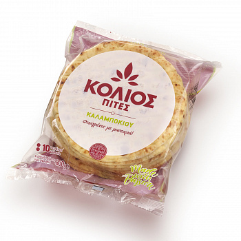 ПИТА греческая кукурузная 80 г * 10 шт/уп * 12 уп зам KOLIOS Греция Греция