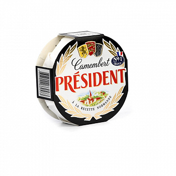 СЫР камамбер мягкий с белой плесенью 45% 125 г * 6 шт PRESIDENT Россия РОССИЯ