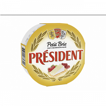 СЫР бри с белой плесенью Petit Brie 60% 125 г * 6 шт PRESIDENT Россия РОССИЯ