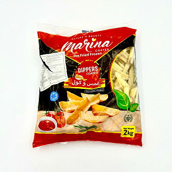 КАРТОФЕЛЬ дипперы в панировке 2 кг * 5 шт зам MARINA Ливан Ливан