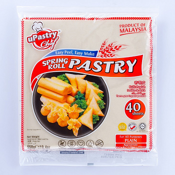 ТЕСТО для спринг-роллов 8,5'' 550 г * 20 шт uPASTRY CHEF Малайзия Малайзия