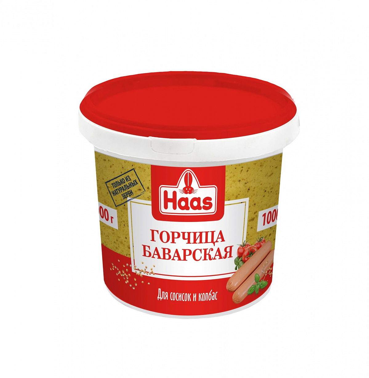 ГОРЧИЦА баварская 1 кг * 6 шт HAAS Россия РОССИЯ